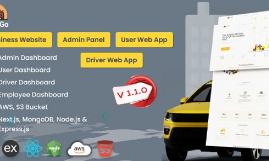 Car2Go v1.1.0 – One Stop Ride Share Platform | User, Driver Web App with Admin Panel