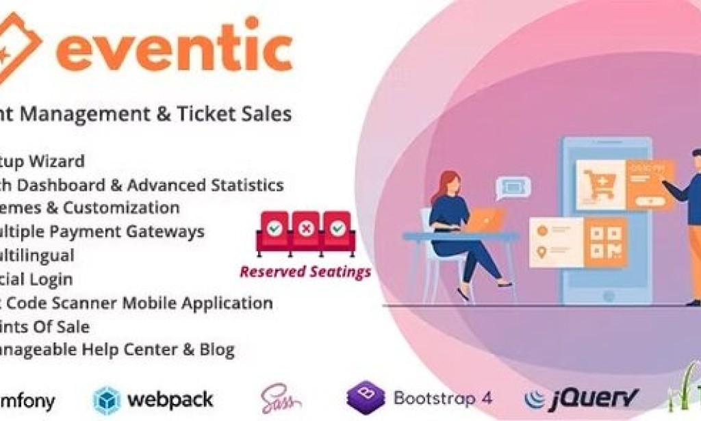 Eventic v1.5 – Ticket Sales and Event Management System Script