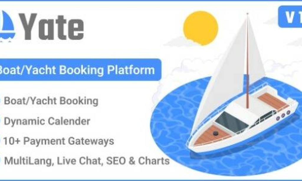 Yate v1.1.0 – Boat/Yacht Booking Platform PHP Script