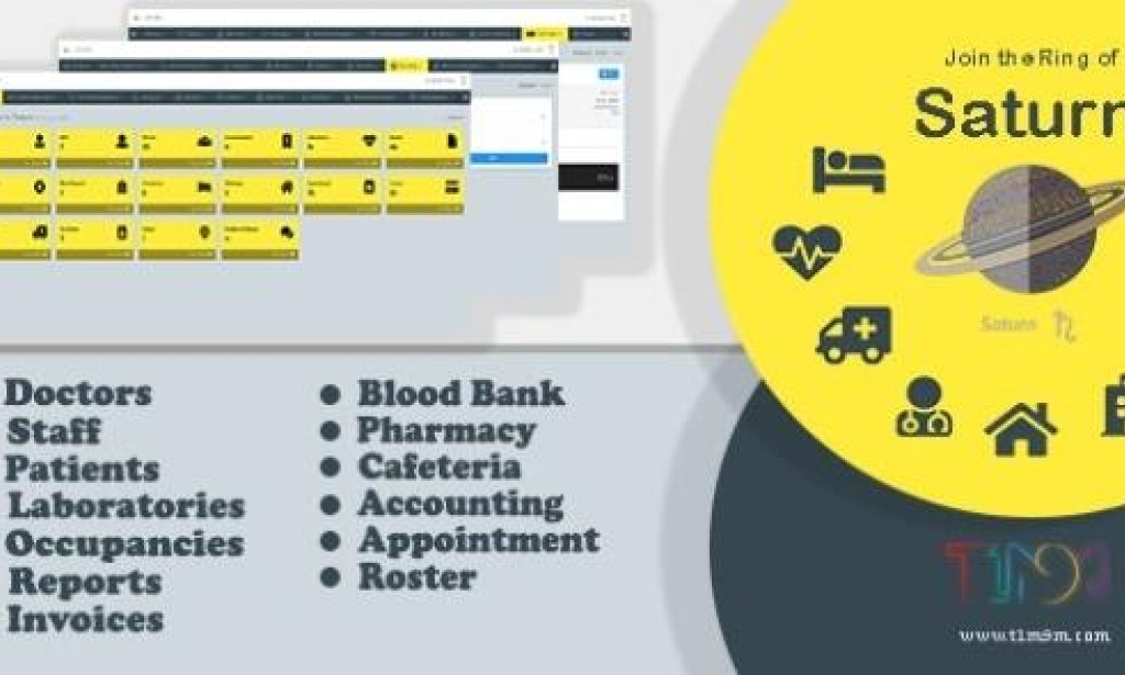 Saturn v3.01 – Hospital Management System PHP Script