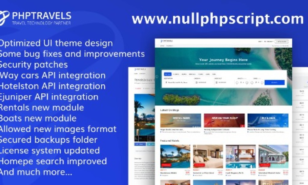 PHPTRAVELS v9.0 Nulled – Complete Booking Web Application
