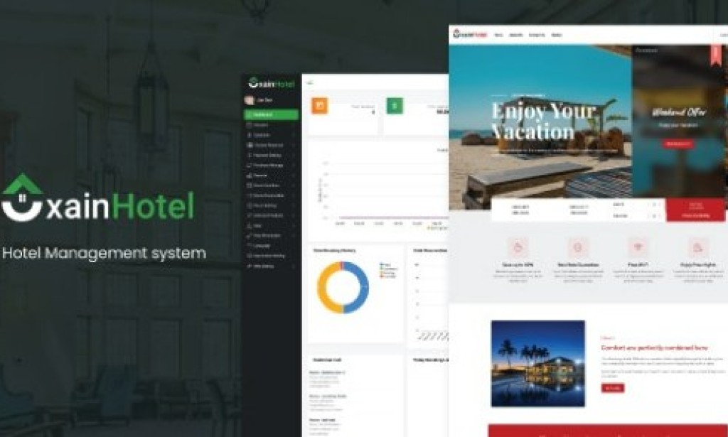 Xain v2.5 Nulled – Hotel Management System with Website PHP Script