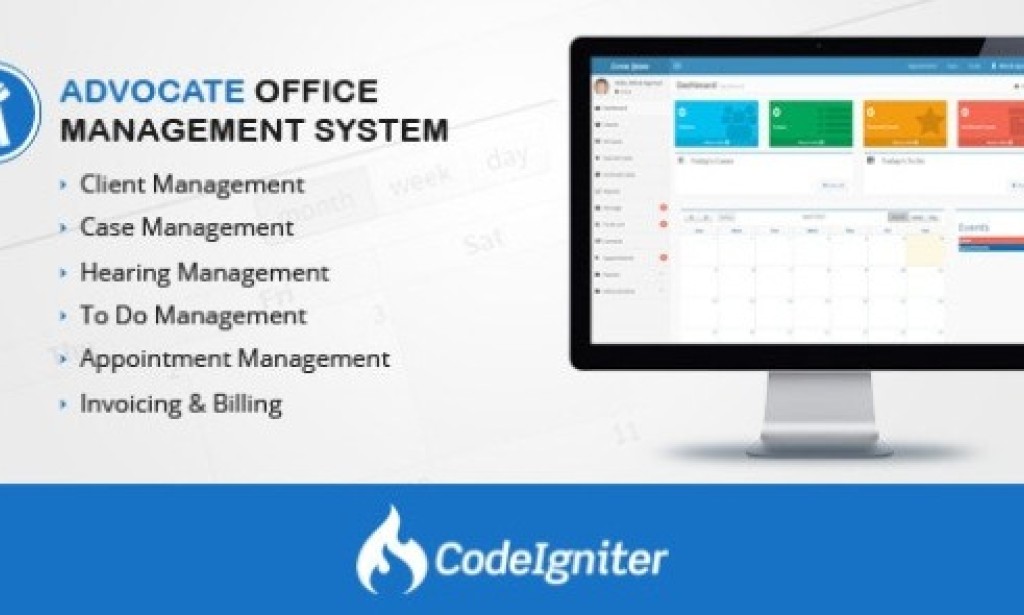 Advocate Office Management System v2.0 Nulled – PHP Script