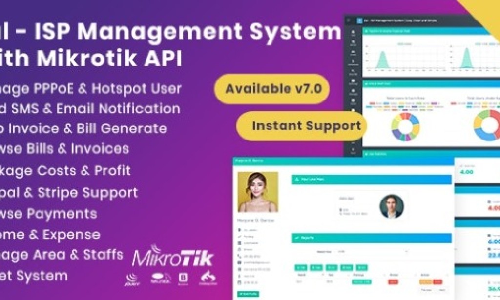 Zal v7.0 Nulled – ISP Management System With Mikrotik API PHP Script