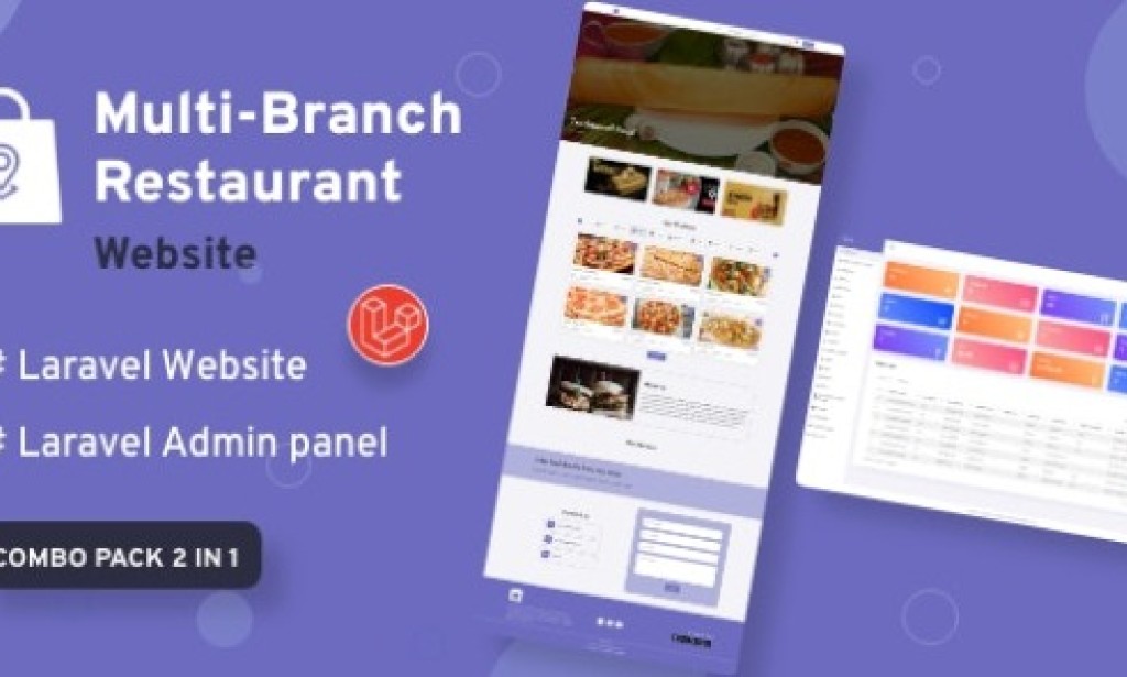 Multi-Branch Restaurant v2.0 – Laravel Website with Admin Panel PHP Script
