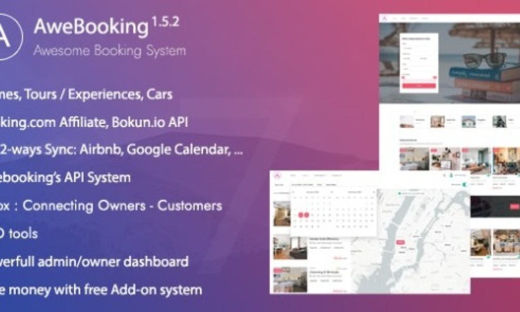 AweBooking v1.5.2 – Versatile Reservation System PHP Script