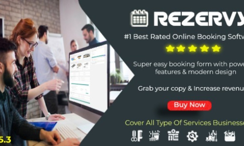Rezervy v5.3 – Online Bookings System for Cleaning, Maids, Plumber, Maintenance, Repair, Salon Services PHP Script