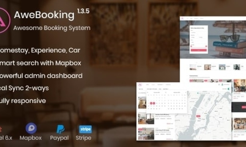 AweBooking v1.3.5 – Awesome Booking System PHP Script