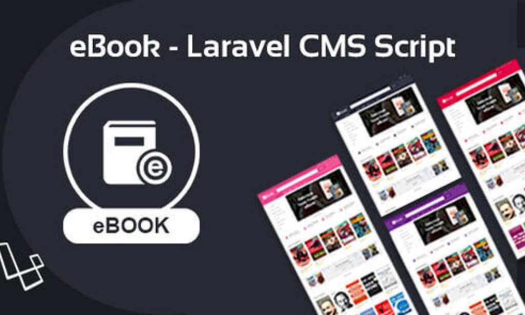 eBook v2.1.1 – Laravel CMS Script