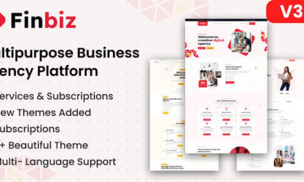 FinBiz v3.0.0 – Multipurpose Business Agency Platform Script