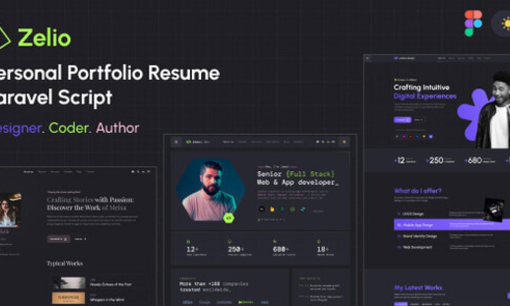 Zelio v1.1.9 Nulled – Personal Portfolio Resume Laravel Script