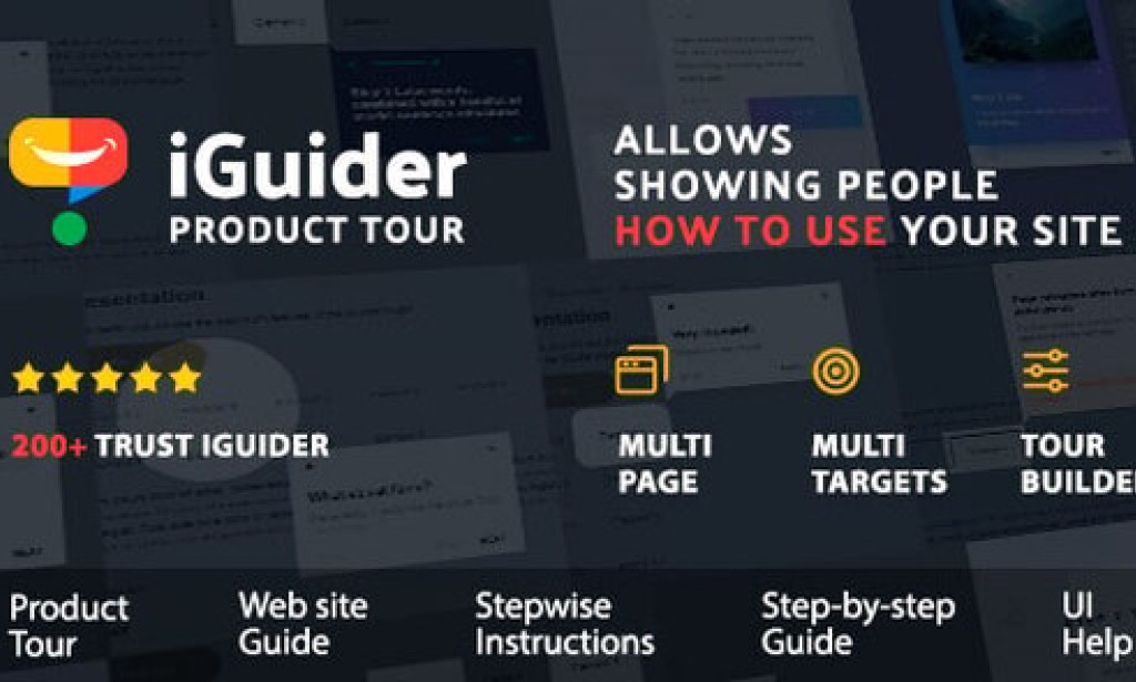 iGuider v5.5 – Product Tour – Interactive Walkthroughs – Website Step by Step Guide