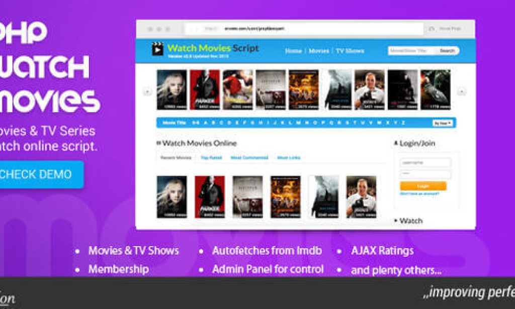PHP Watch Movies Script v2.9