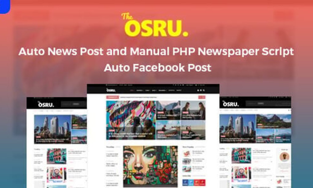 Osru (7 Jan 2020) – Auto News Post and Manual PHP Newspaper Script | Auto Facebook Post