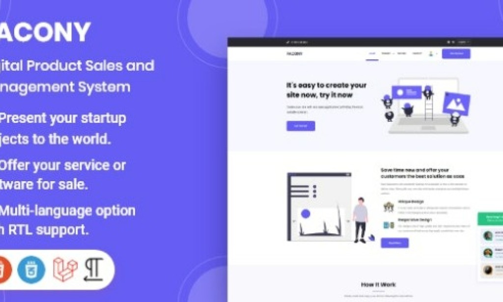 Pacony v3.0 – Digital Product Sales and Management Script Free