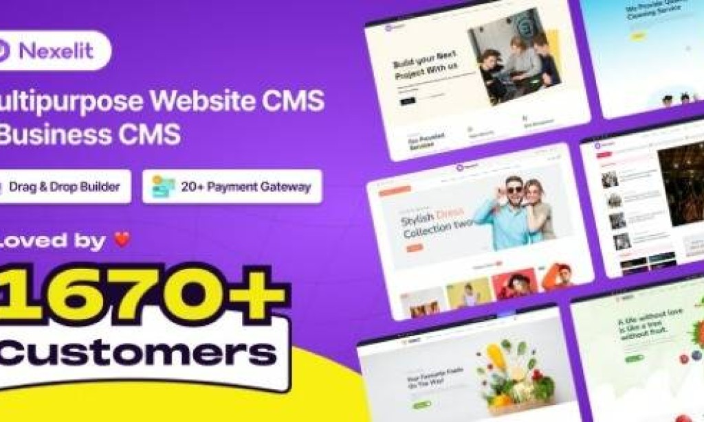 Nexelit v3.8.0 Nulled – Multipurpose Website CMS & Business CMS Script
