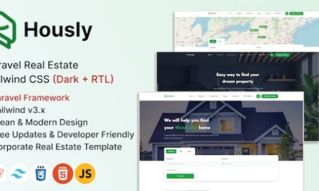 Hously v1.7.4 – Laravel Real Estate Multilingual System PHP Script