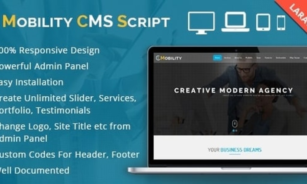 Mobility CMS Script Nulled Latest Version Free Download