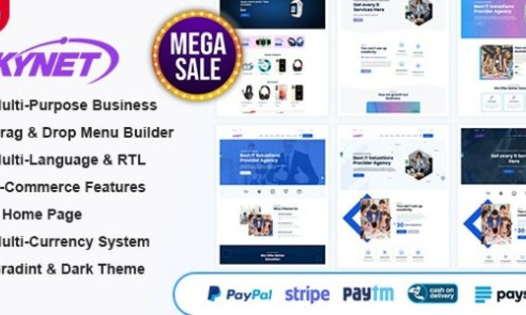 Skynet v4.1 Nulled – Multipurpose Business CMS Script