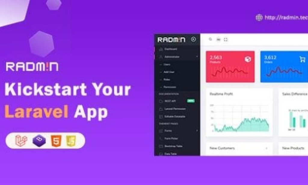 Radmin v3.5.0 – Laravel Admin Starter with REST API, User Roles & Permission PHP Script