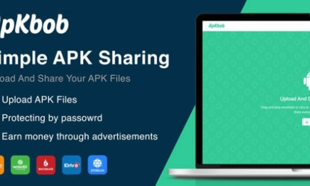 Apkbob v1.0 – Simple APK Sharing Platform PHP Script