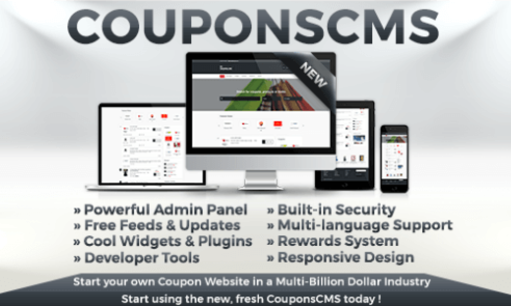 Coupons CMS 7 Nulled Script v7.50 (Full)