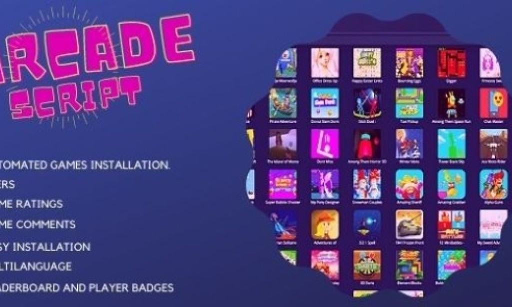 Mobile Responsive Arcade Site Script v2.4.5 – PHP Script
