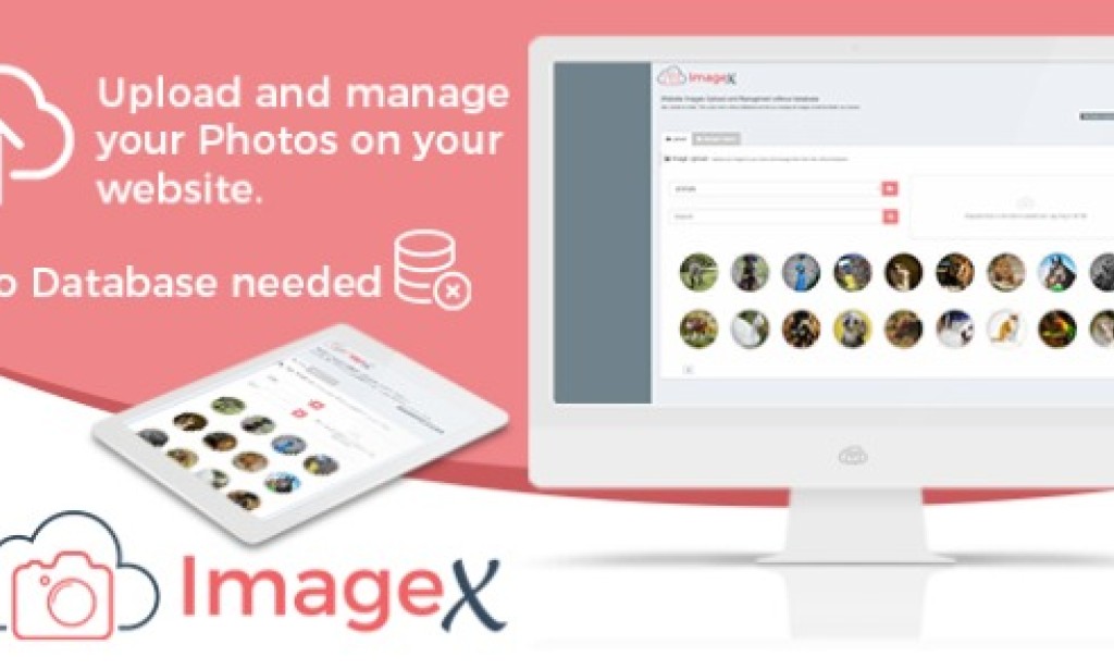 ImageX v1.3 – Website Images and Photos Upload & Management without Database PHP Script