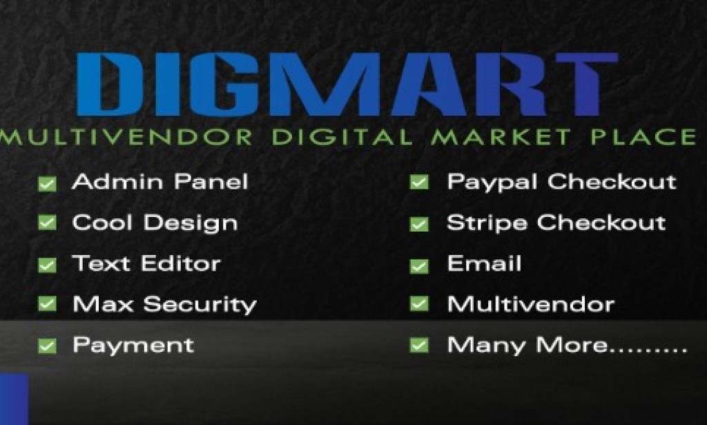 DigMart v3.8.0 – Multivendor Digital MarketPlace PHP Script
