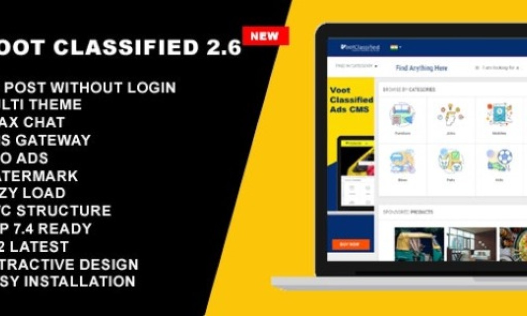 Voot Classified v2.6 – Classified Ads CMS PHP Script