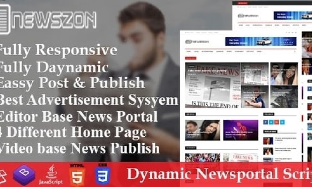 News Paper – Dynamic News, Magazine and Blog Portal PHP Script