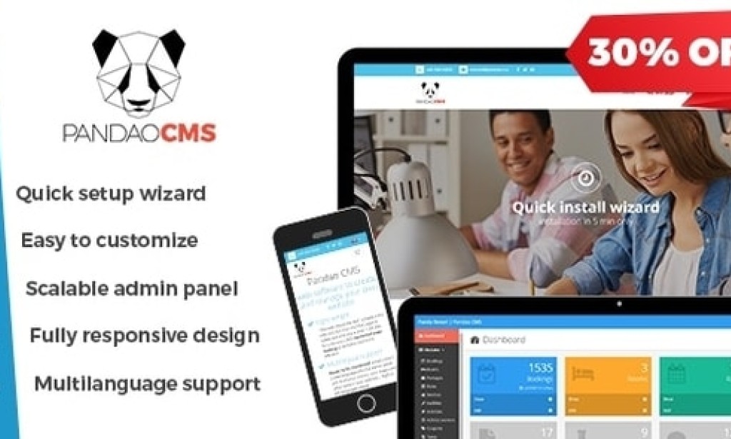 Pandao CMS Pro 4 – Fully Responsive Content Management System Nulled