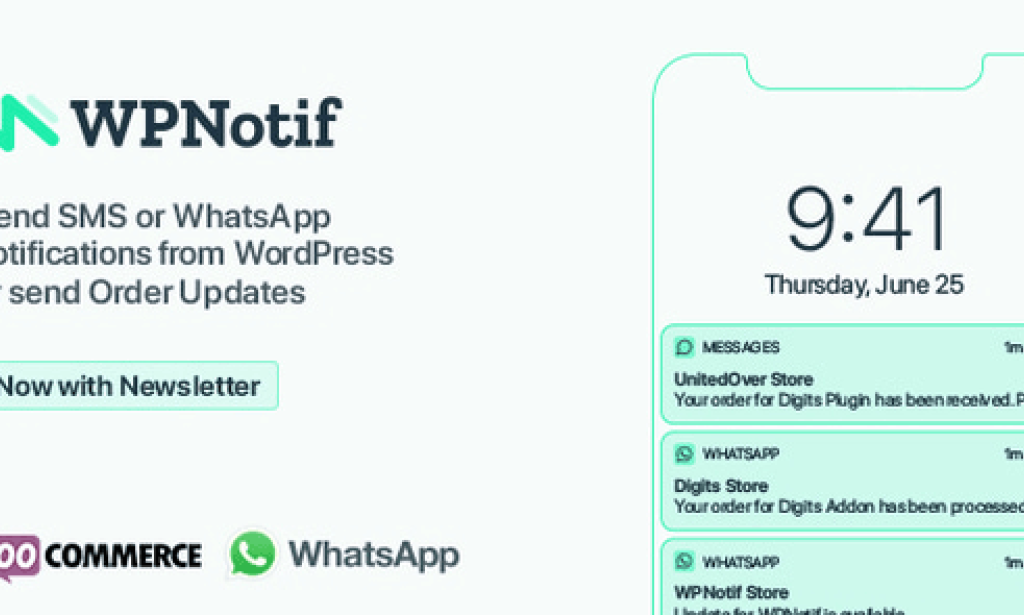 WPNotif v3.3 – WordPress SMS & WhatsApp Message Notifications Plugin