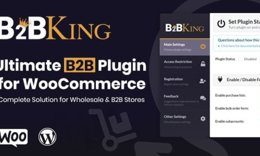 B2BKing v5.5.30 – The Ultimate WooCommerce B2B & Wholesale Plugin