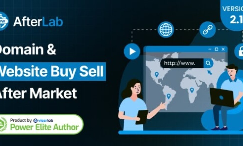 AfterLab v2.1 Nulled – Domain & Website Buy Sell After Marketplace Script