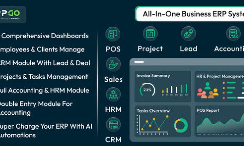 ERPGo SaaS v9.2 Nulled – All-In-One Business ERP System Script