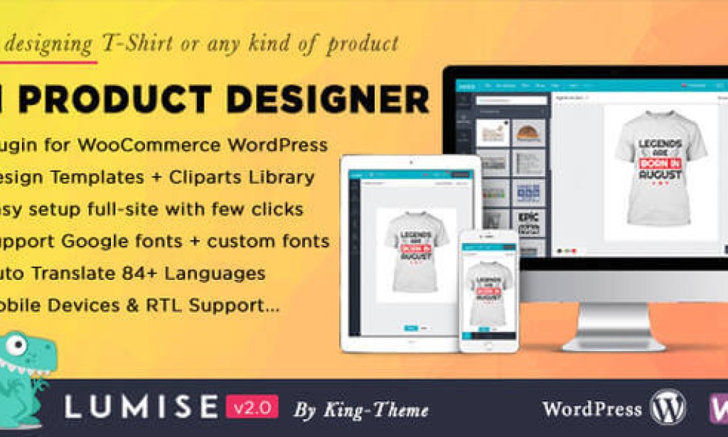 Lumise v2.1.0 – Product Designer for WooCommerce WordPress Plugin