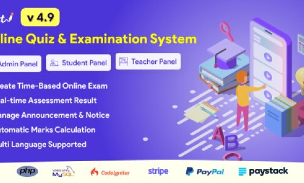 iTest v4.9 – Online Quiz & Examination System Script