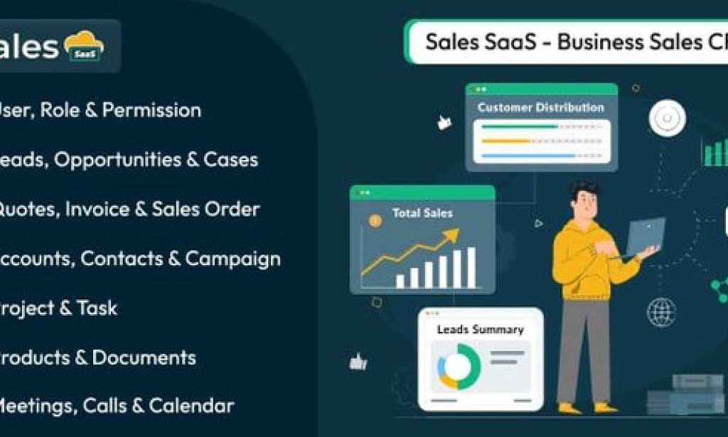 Sales SaaS v7.6 Nulled – Business Sales CRM PHP Script
