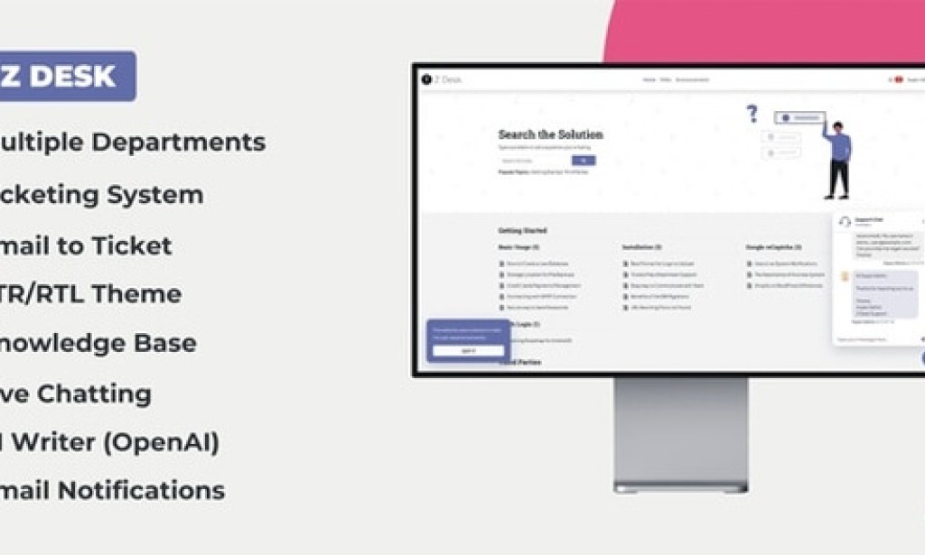 Z Desk v3.0 Nulled – Support Tickets System with Knowledge Base and FAQs PHP Script