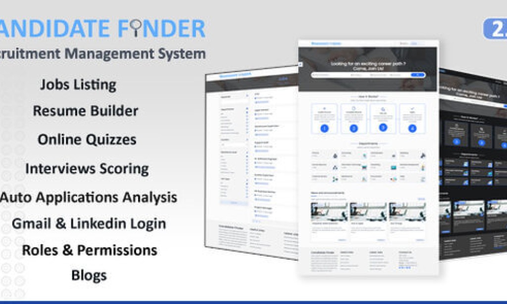 Candidate Finder v2.6 – Recruitment Management System Script