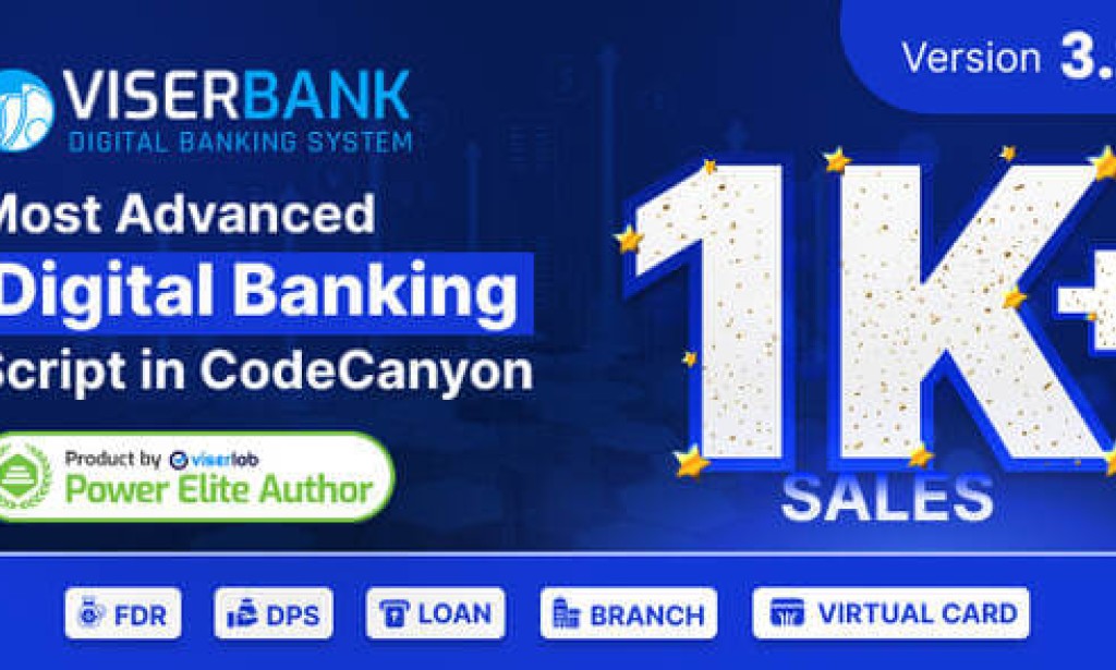 ViserBank v3.3 Nulled – Digital Banking System PHP Script