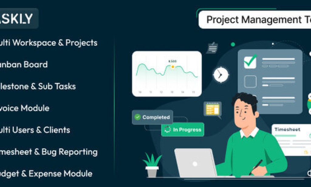 TASKLY v7.2 Nulled – Project Management Tool PHP Script
