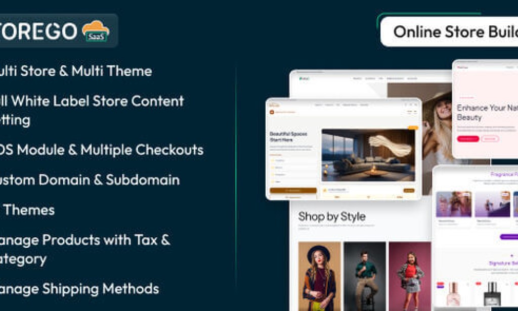 StoreGo SaaS v8.3 Nulled – Online Store Builder PHP Script