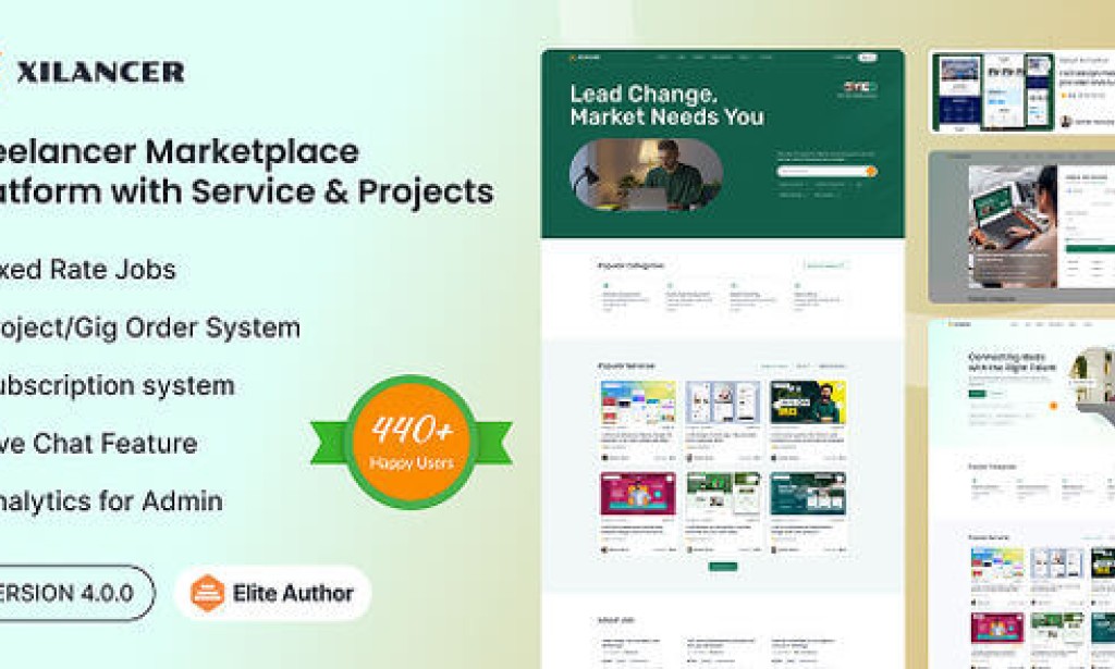 Xilancer v4.0.0 Nulled – Freelancer Marketplace Platform with Services & Projects Script