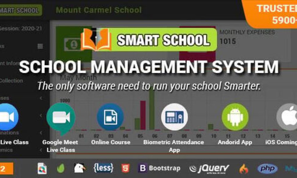Smart School v7.2.0 Nulled – School Management System PHP Script