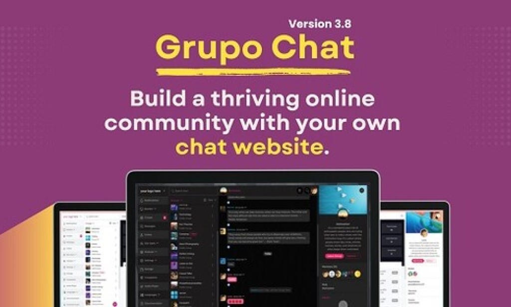 Grupo Chat v3.15 Nulled – Chat Room & Private Chat PHP Script