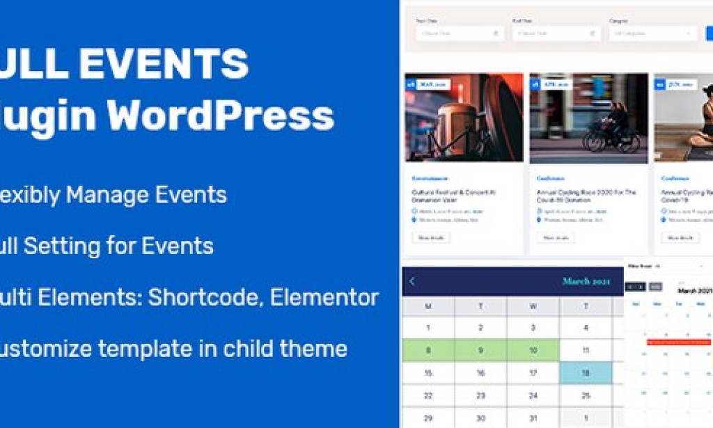 FullEvents v1.3.2 – Event Plugin WordPress