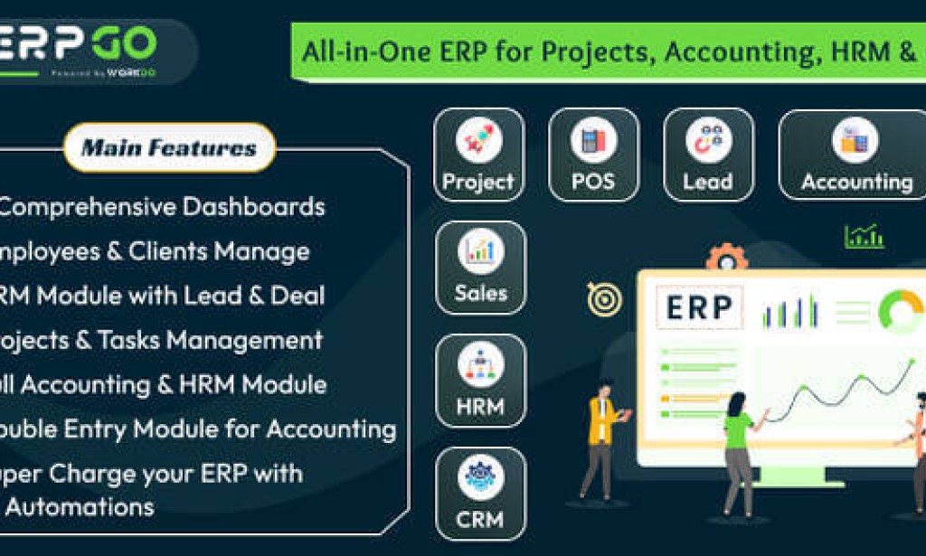ERPGo SaaS v8.1 Nulled – All In One Business ERP with Project, Account, HRM, CRM & POS Script