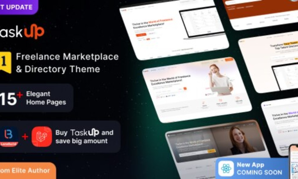 Taskup v2.7 – Laravel Freelance Marketplace & Service Finder PHP Script